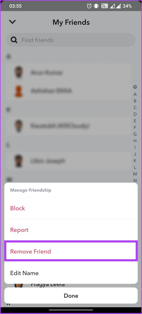 snapchat freund entfernen|How to Remove a Friend on Snapchat: 7 Simple Steps